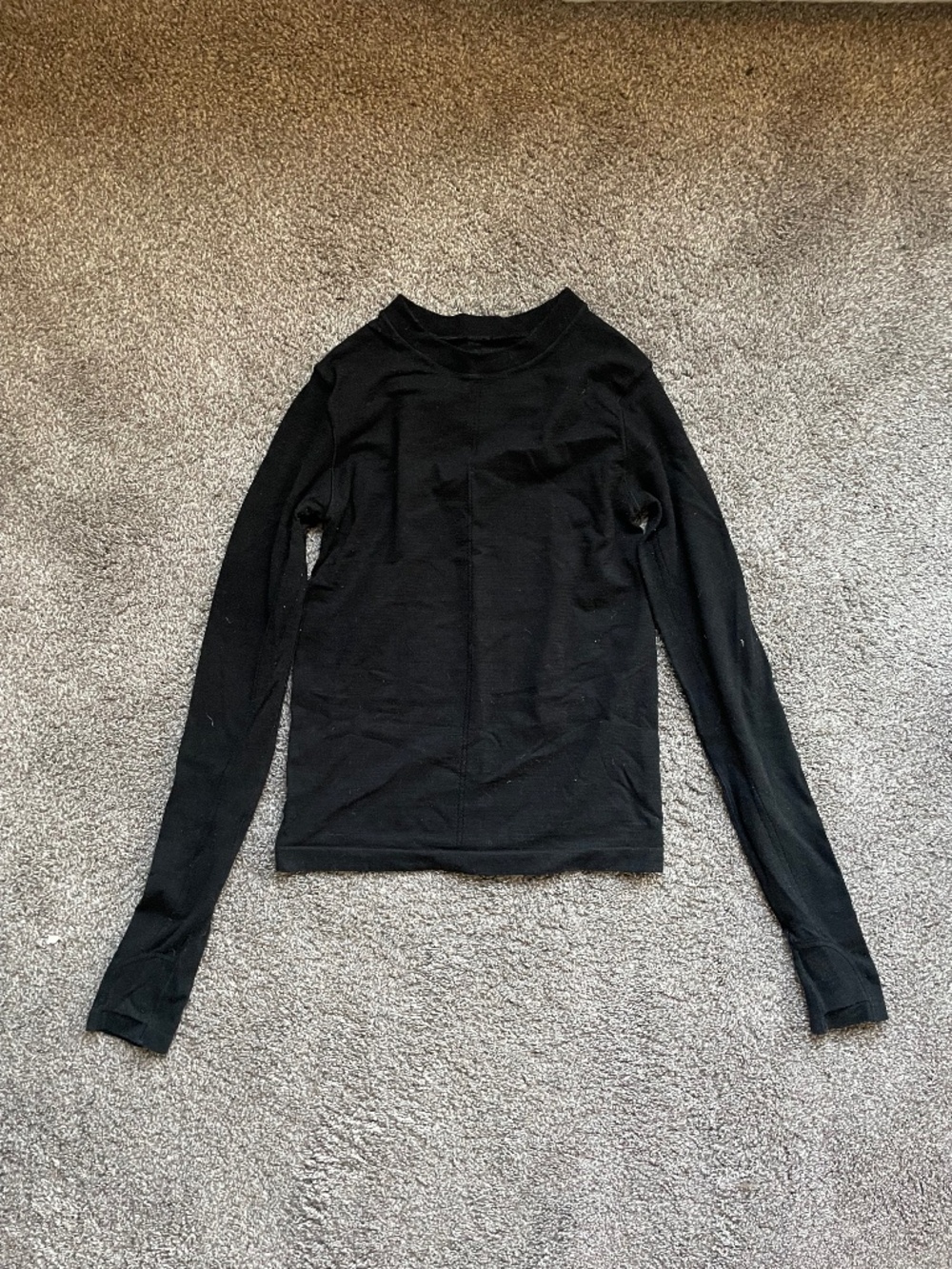 Black wool Athleta Long Sleeve
